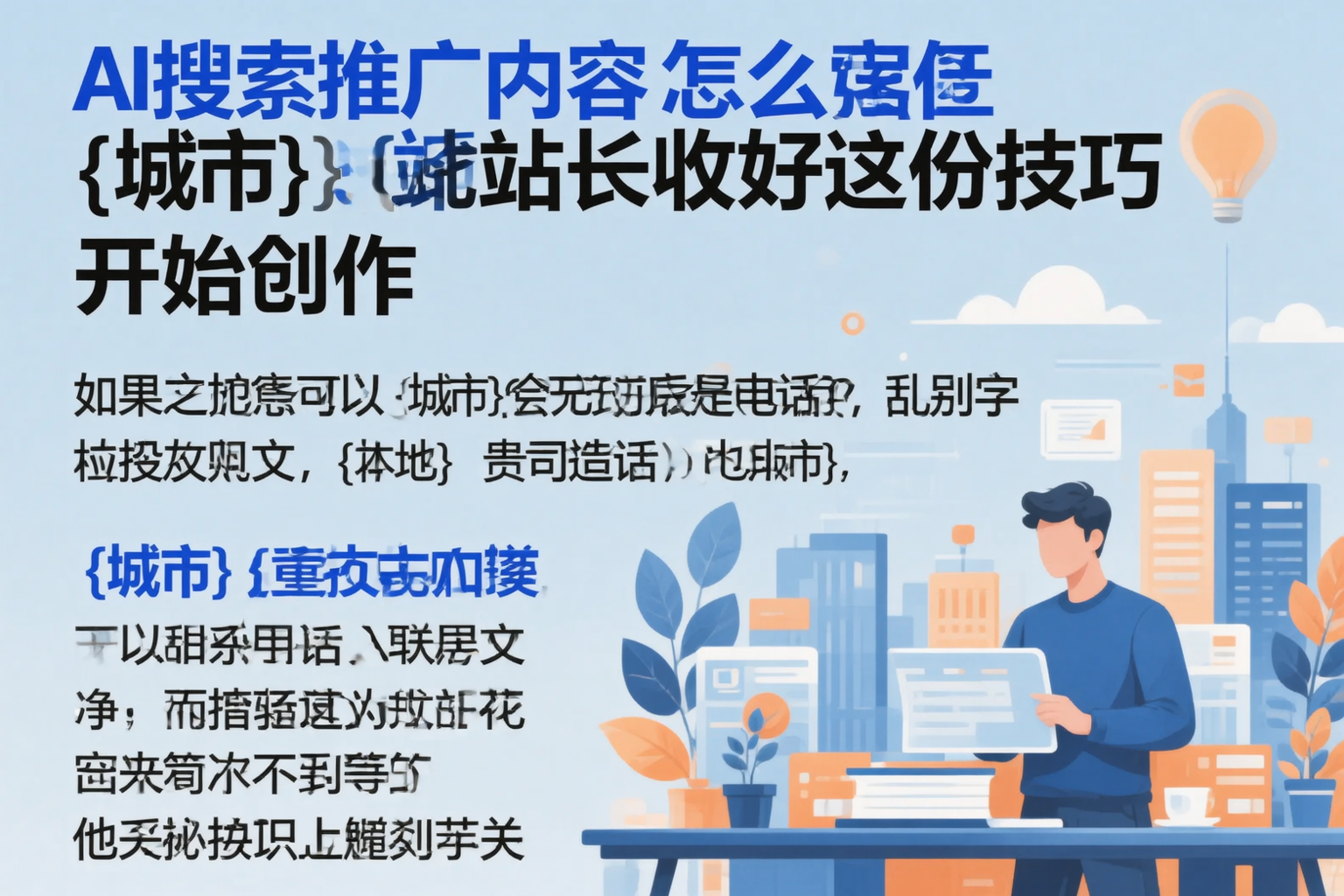 AI搜索推广内容怎么写？果洛站长收好这份技巧