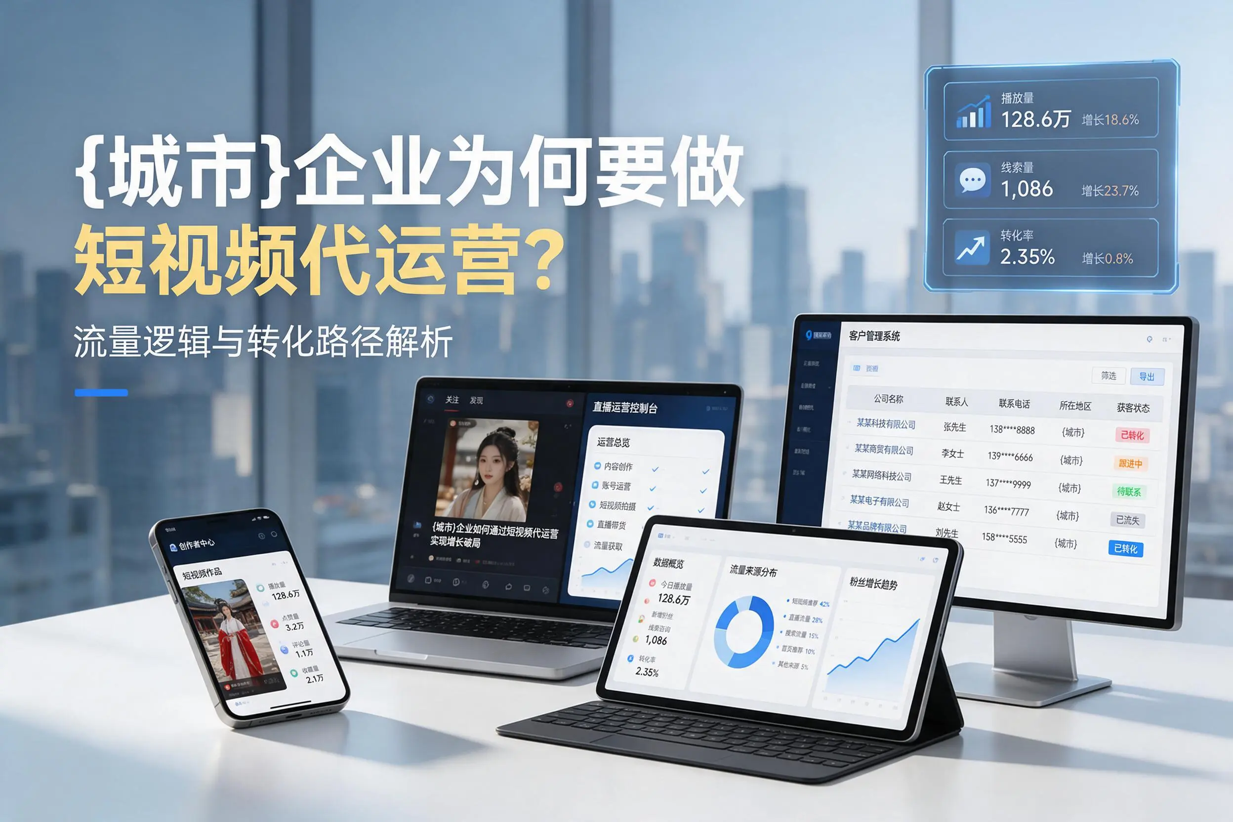 果洛企业为何要做短视频代运营?流量逻辑与转化路径解析