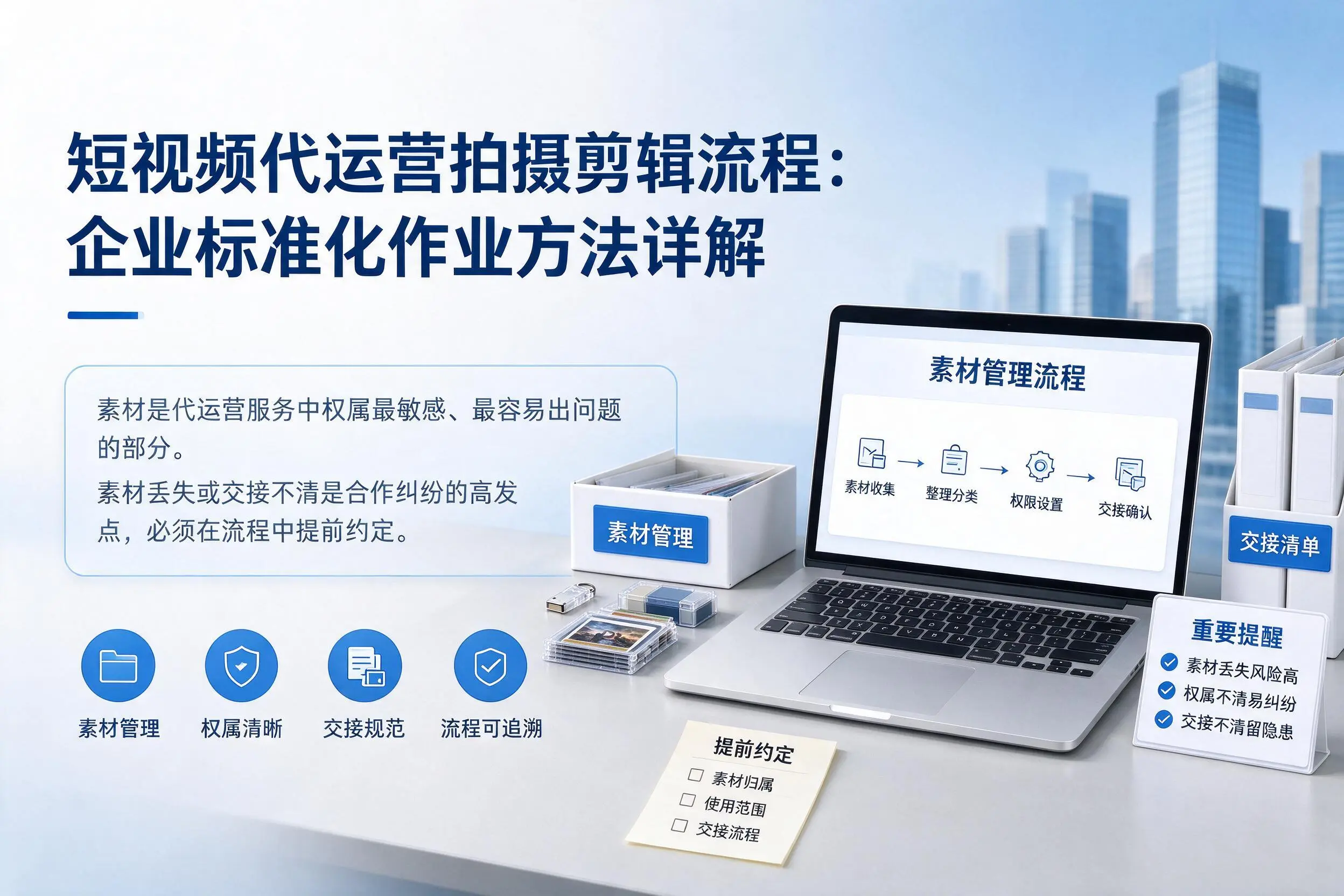 短视频代运营拍摄剪辑流程：果洛企业标准化作业方法详解