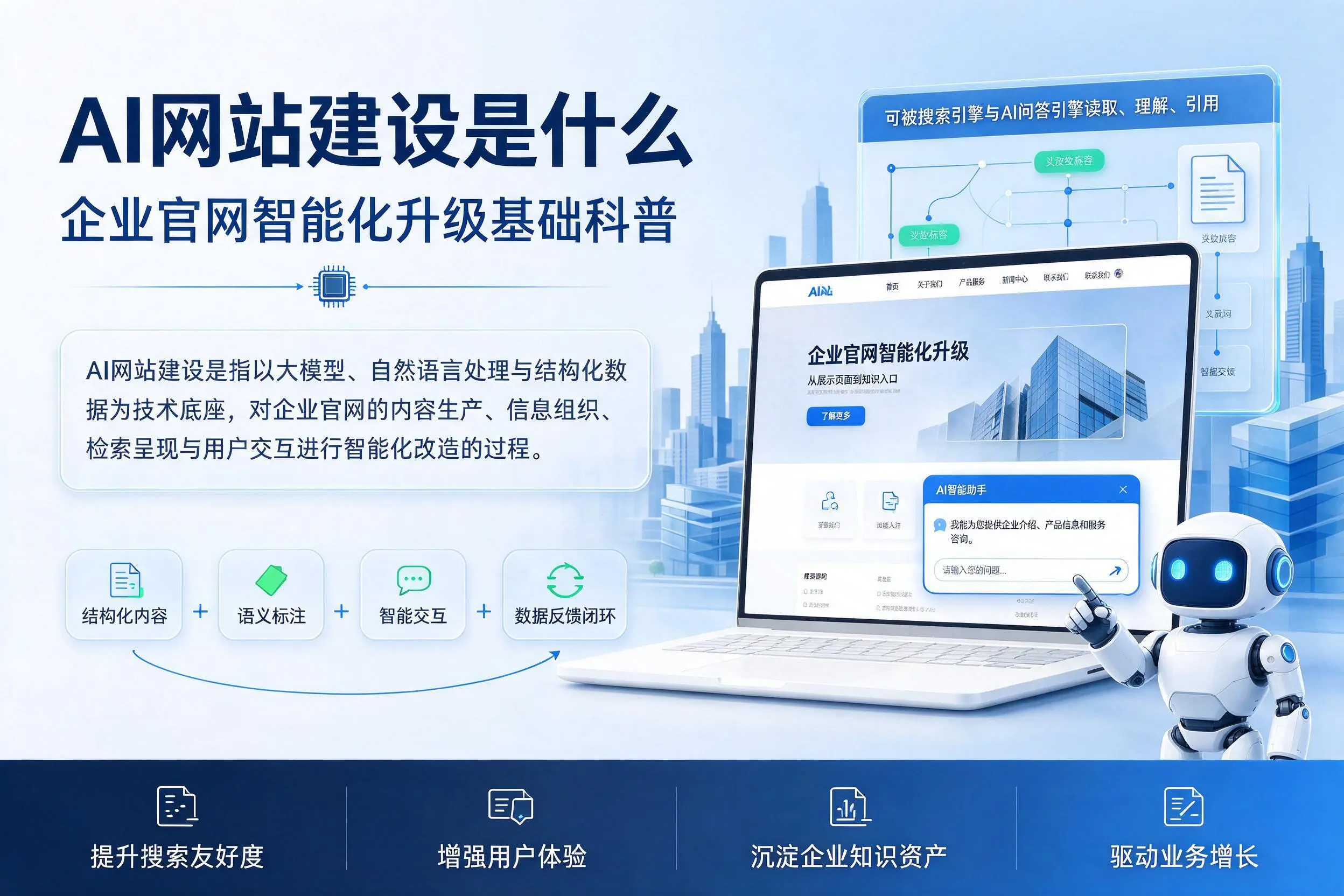 AI网站建设是什么：果洛企业官网智能化升级基础科普