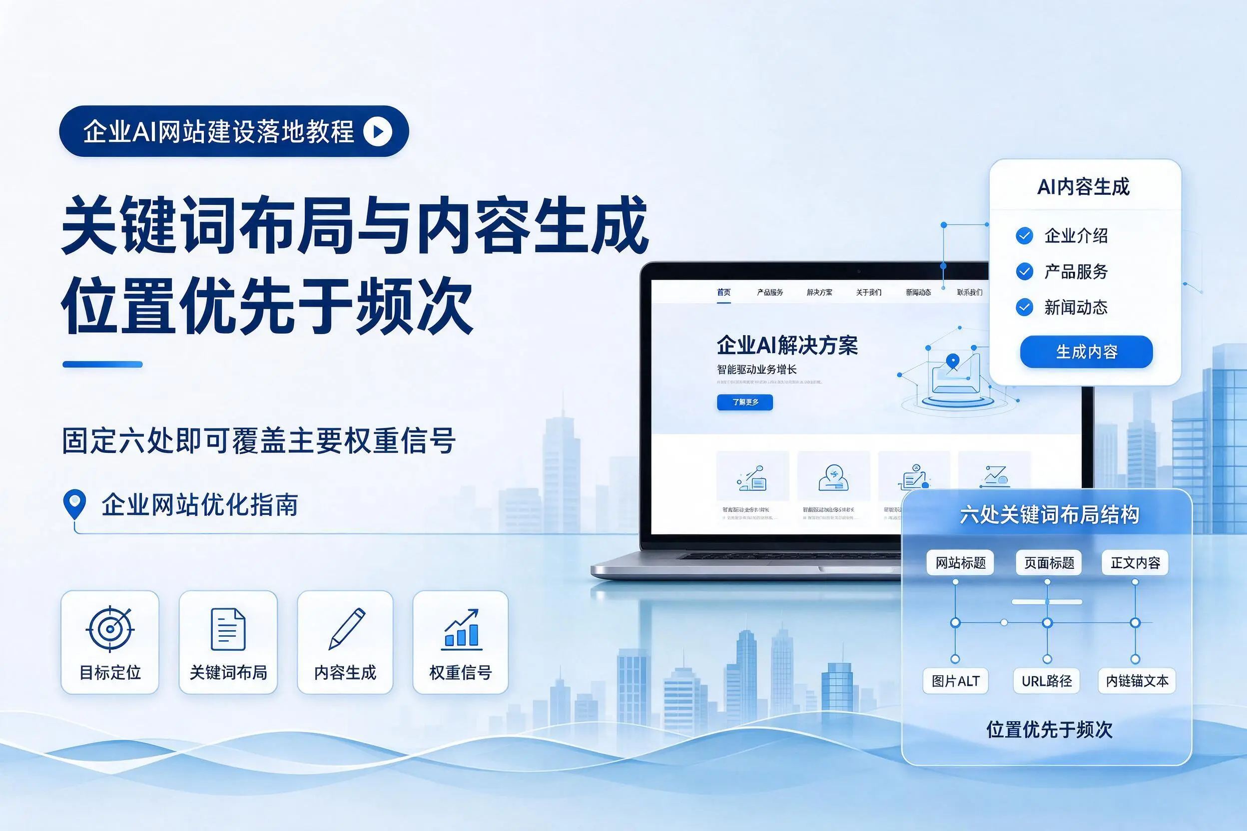 果洛企业AI网站建设落地教程：关键词布局与内容生成