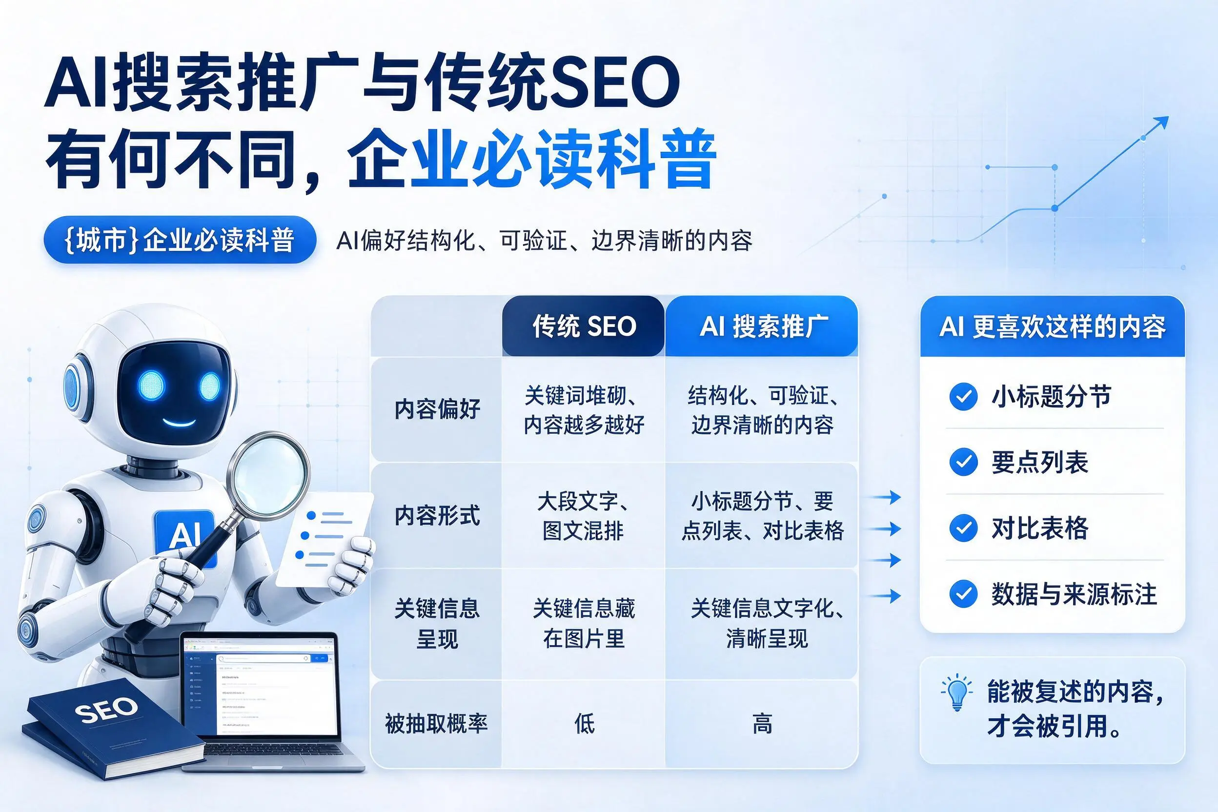 AI搜索推广与传统SEO有何不同，果洛企业必读科普